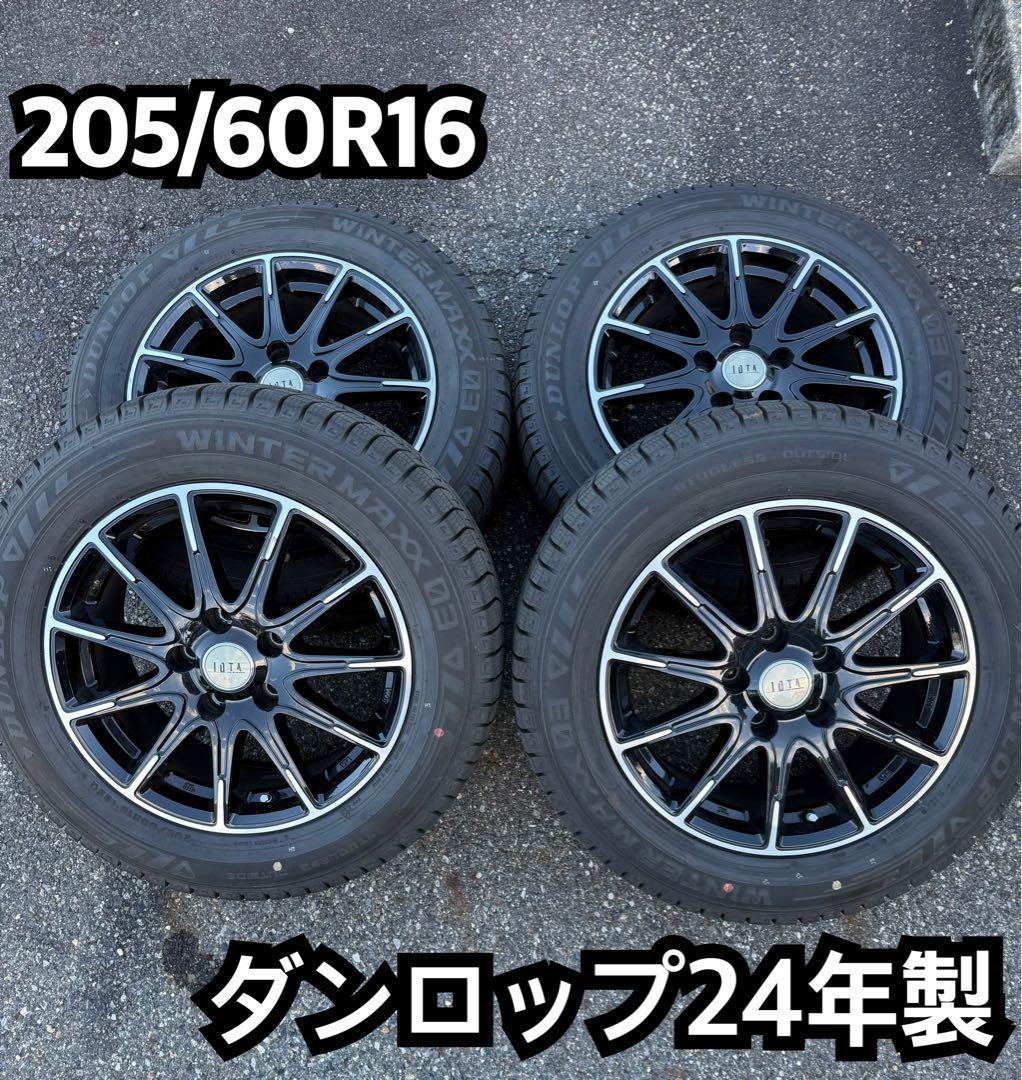 mak【ダンロップ24年製/タイヤホイールセット】スタッドレス