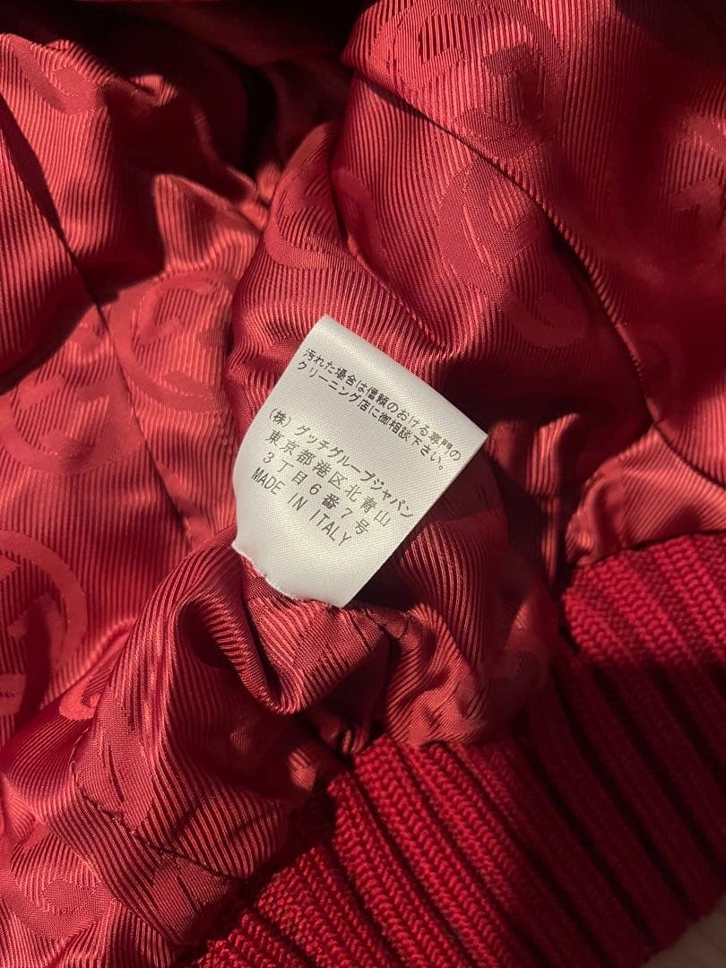 GUCCI レディース　レザーショートジャケット