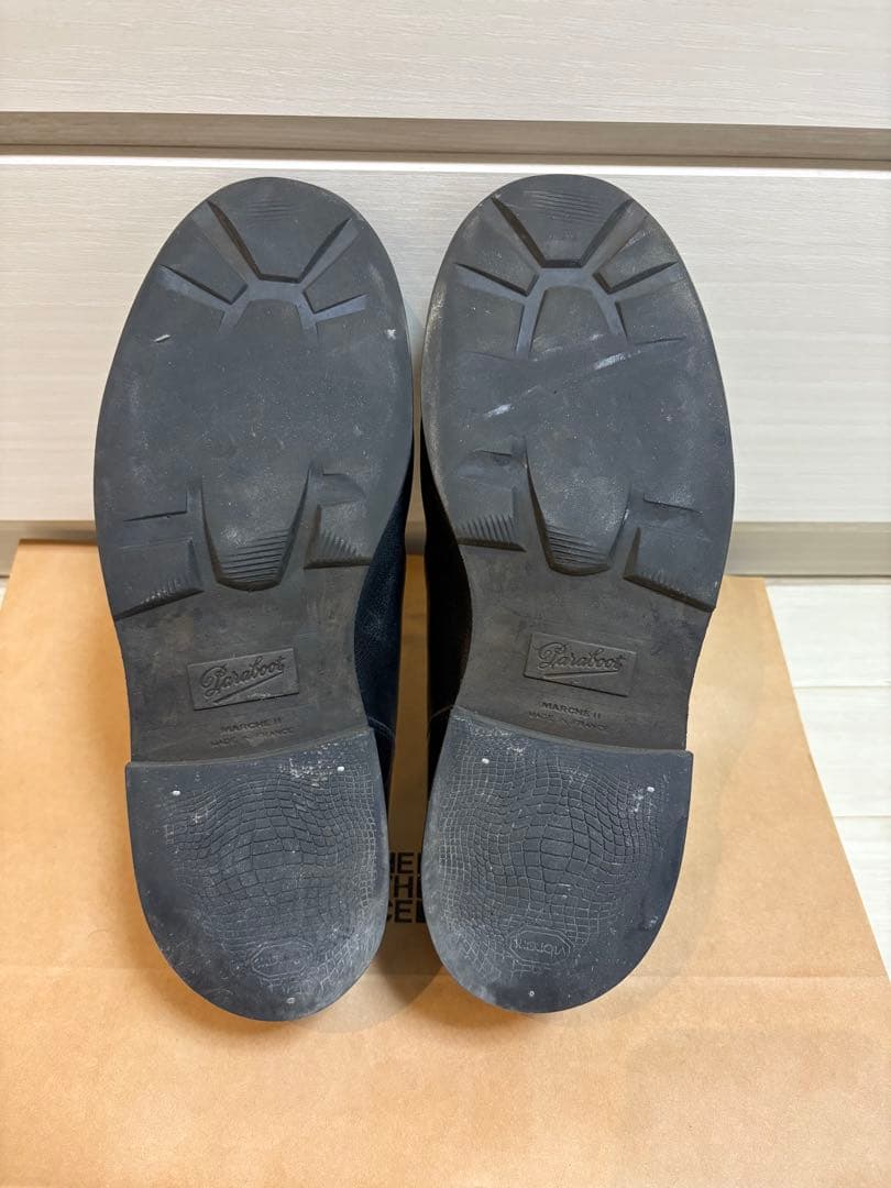 パラブーツ ミカエル ブラック 42ハーフ 26.5〜27cm ジャンク