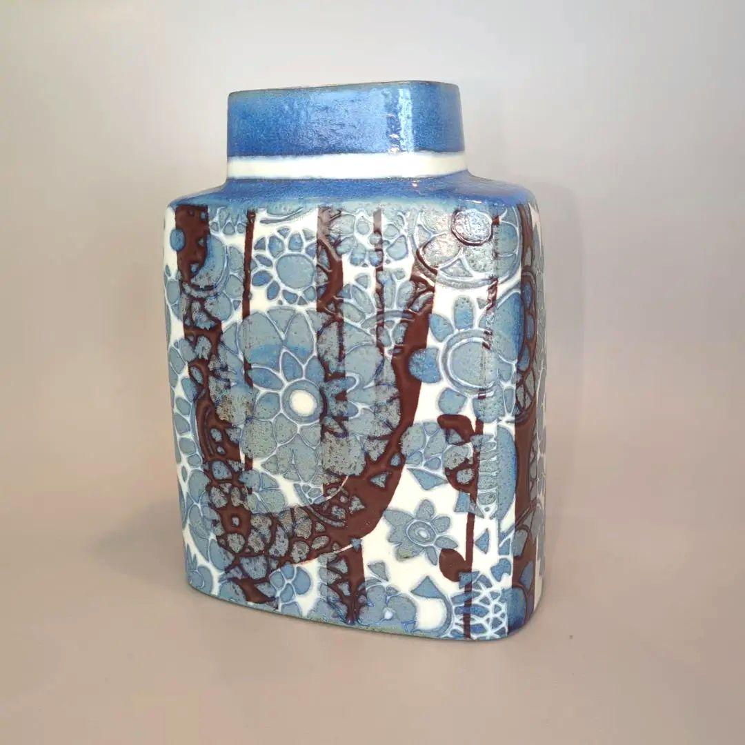 ぐり様　ロイヤルコペンハーゲン Baca（バッカ） フラワーベース 花瓶 水色