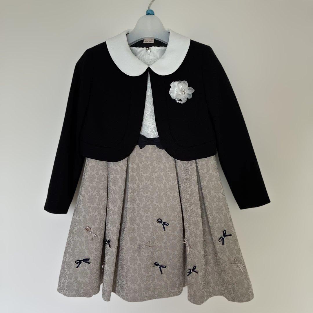 ザワワ　卒園式入学式！ドレス靴セット petitmain120㎝　靴19㎝