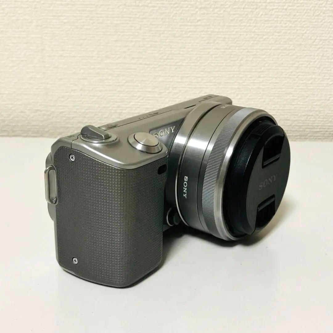 SONY ミラーレス一眼NEX-5 カメラエラー品 単焦点レンズ付