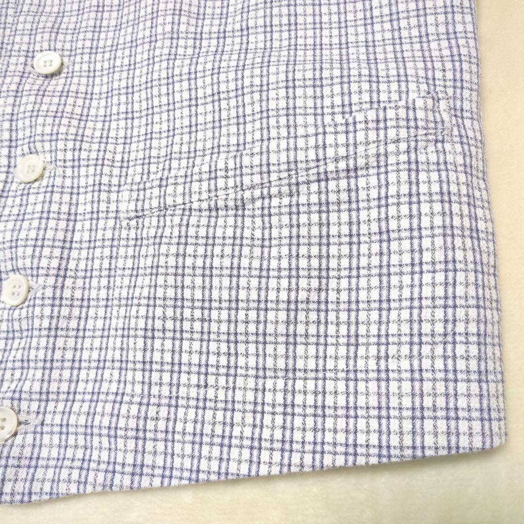 45R コットン リネンツイードの908ベスト 3 ツイード ジレ ベスト