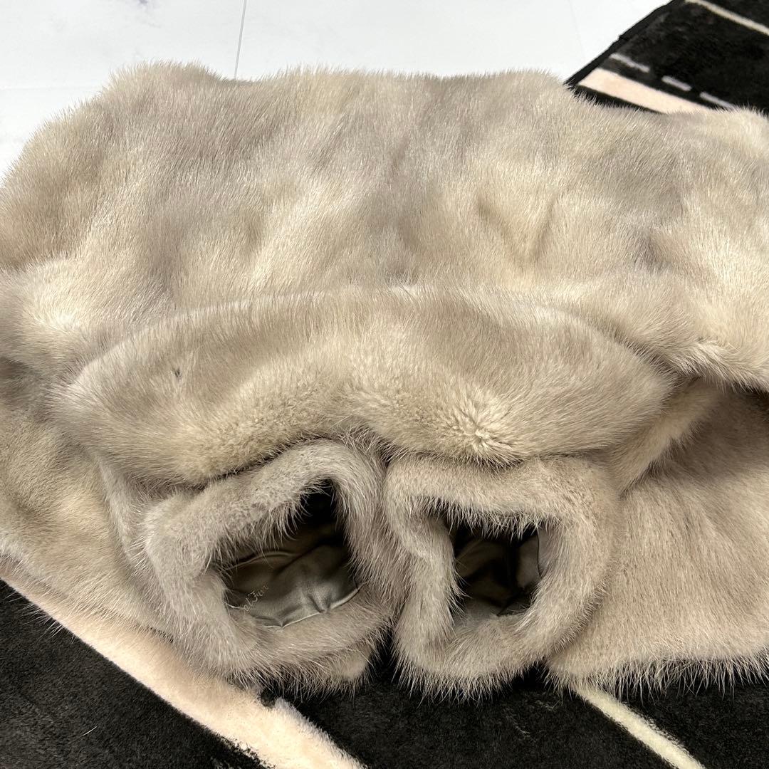 高級 XL サファイアミンク Moon Bat Fur 毛皮 コート レディース