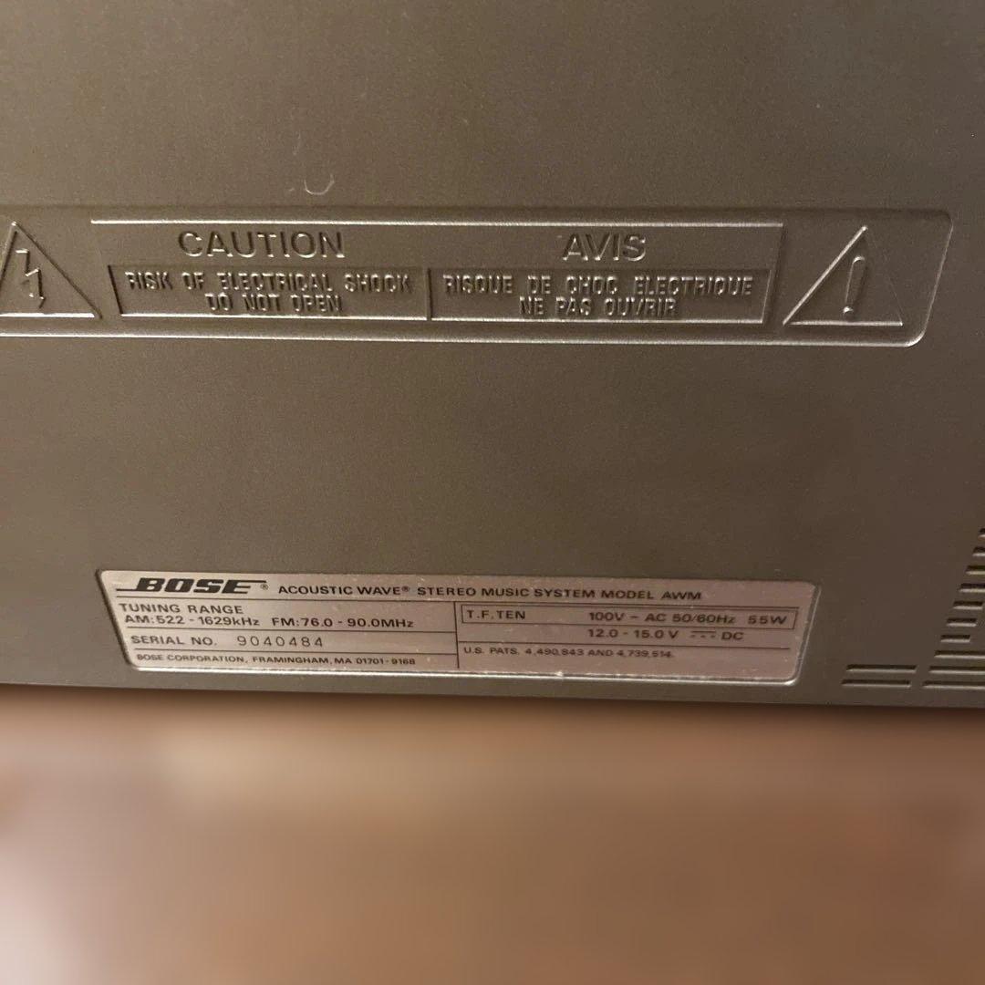 ラジオ・コンポ BOSE AWM