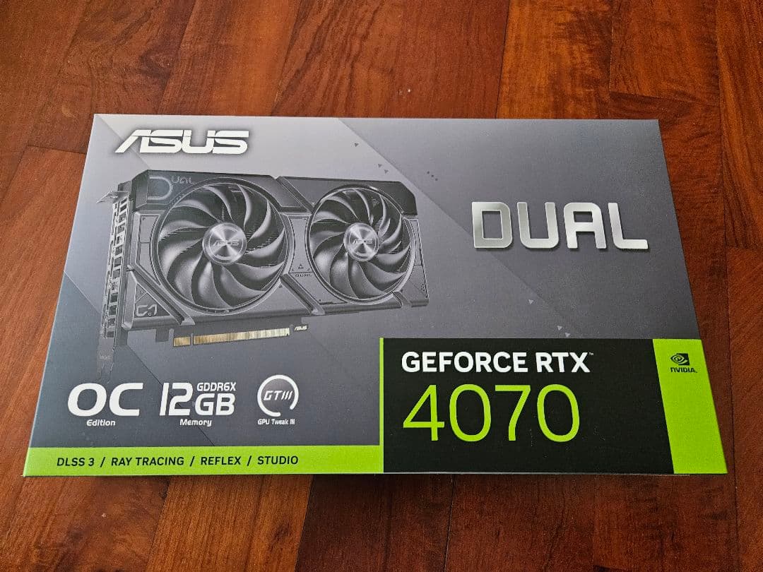 新品 ASUS DUAL-RTX4070-O12G-EVO