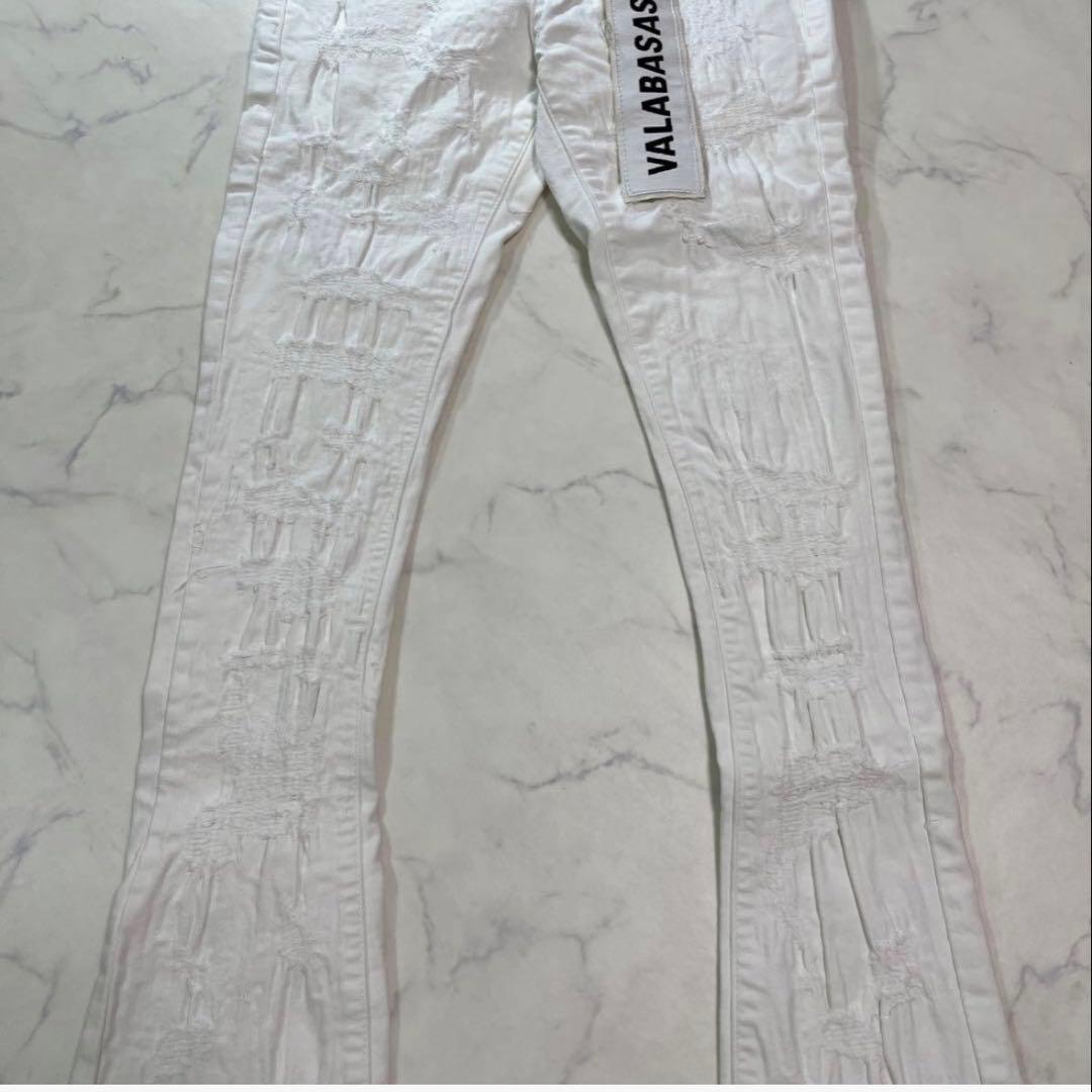 VALABASAS ホワイトデニム 28