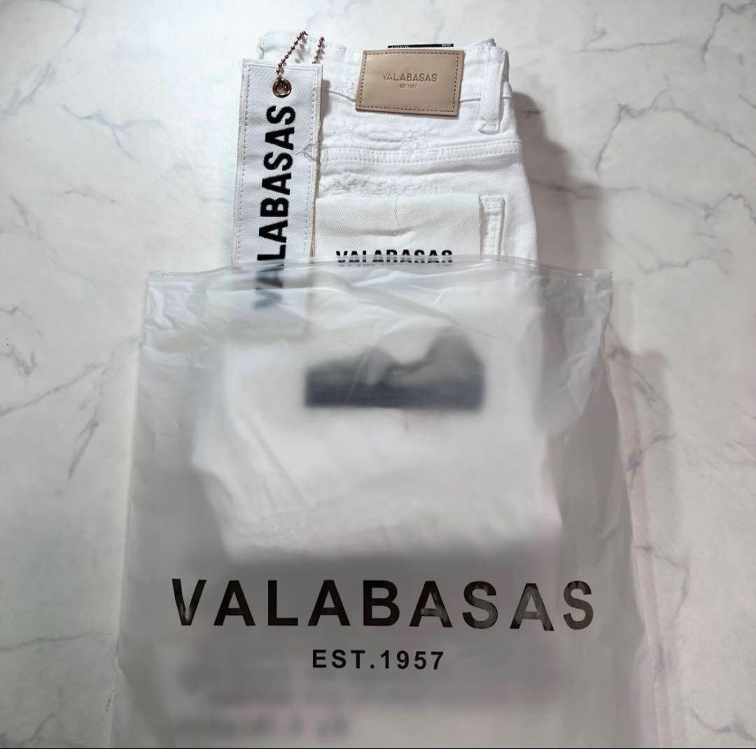 VALABASAS ホワイトデニム 28