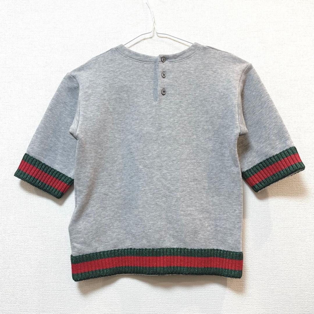 【新品未使用タグ付】GUCCI(グッチ) スパンコールロゴスウェット 120cm