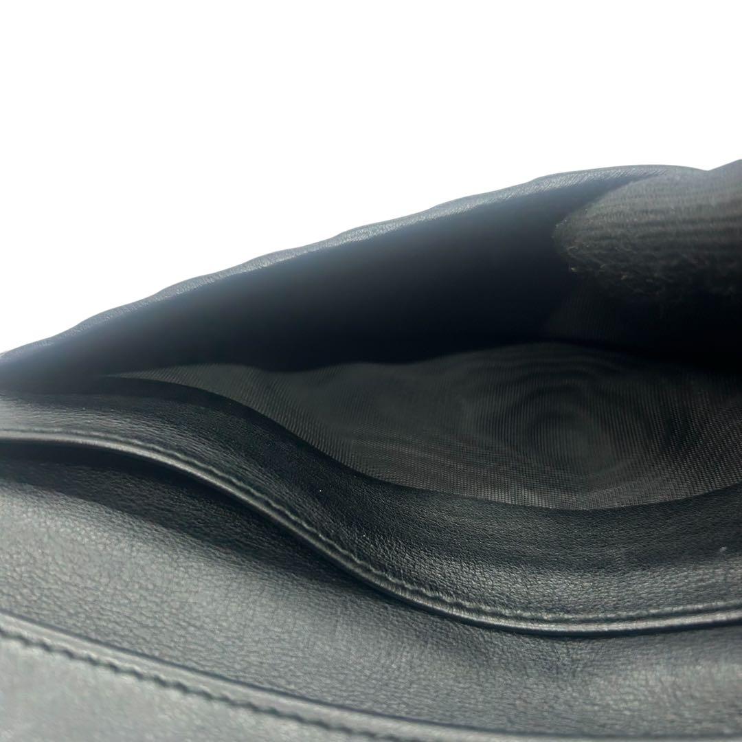 【美品】グッチ 長財布 グッチシマ ラブリーハート Wホック レザー ブラック