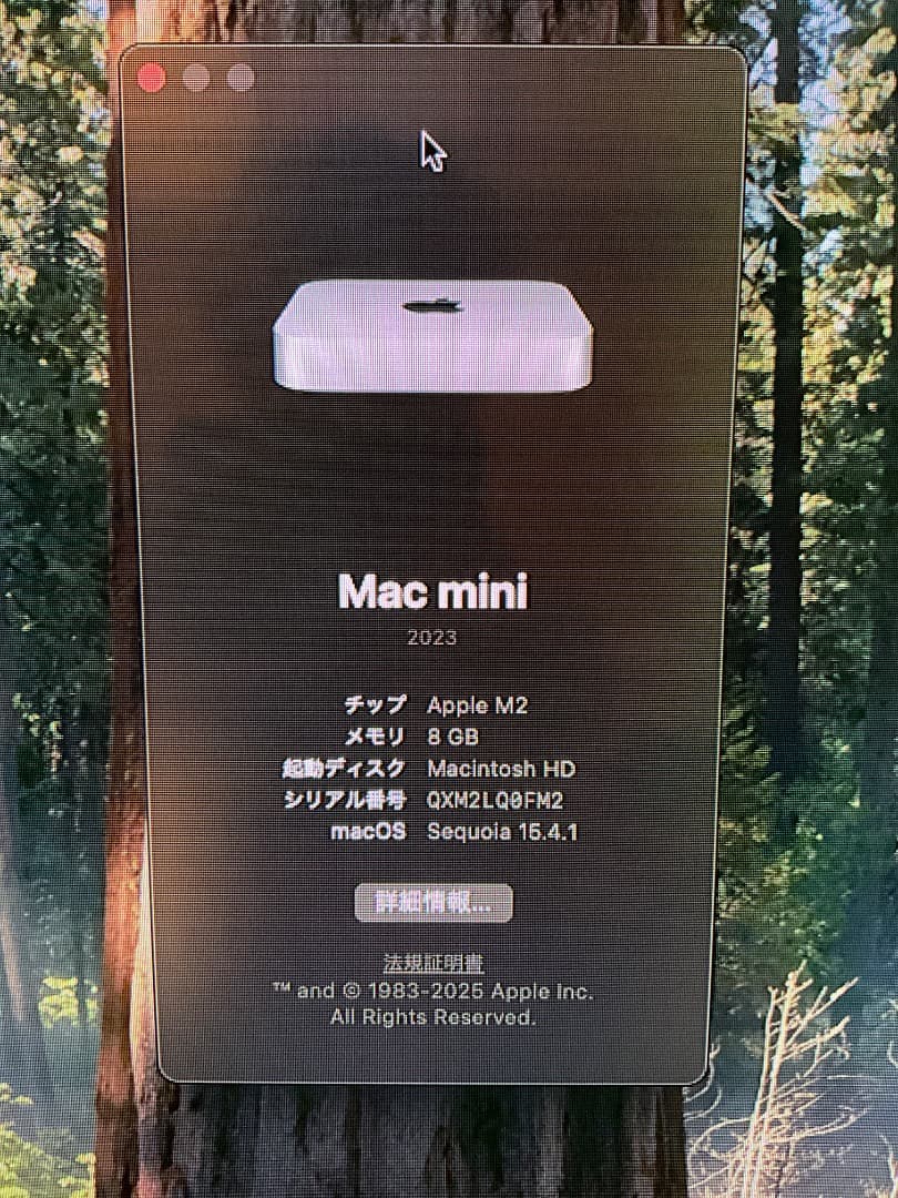 その他 Apple Mac mini M2 (2023) 8GB/256GB