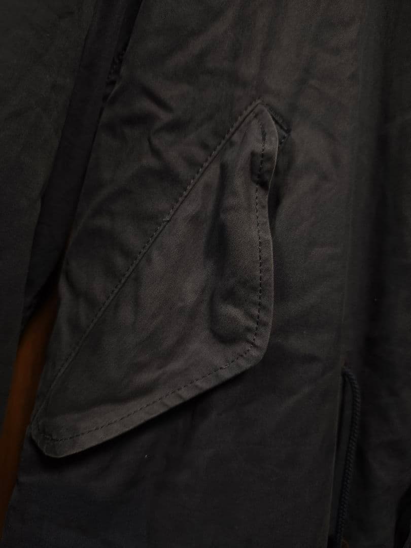 ATTACHMENT M-51　コットンオックスモッズコート　ネイビー　サイズ2