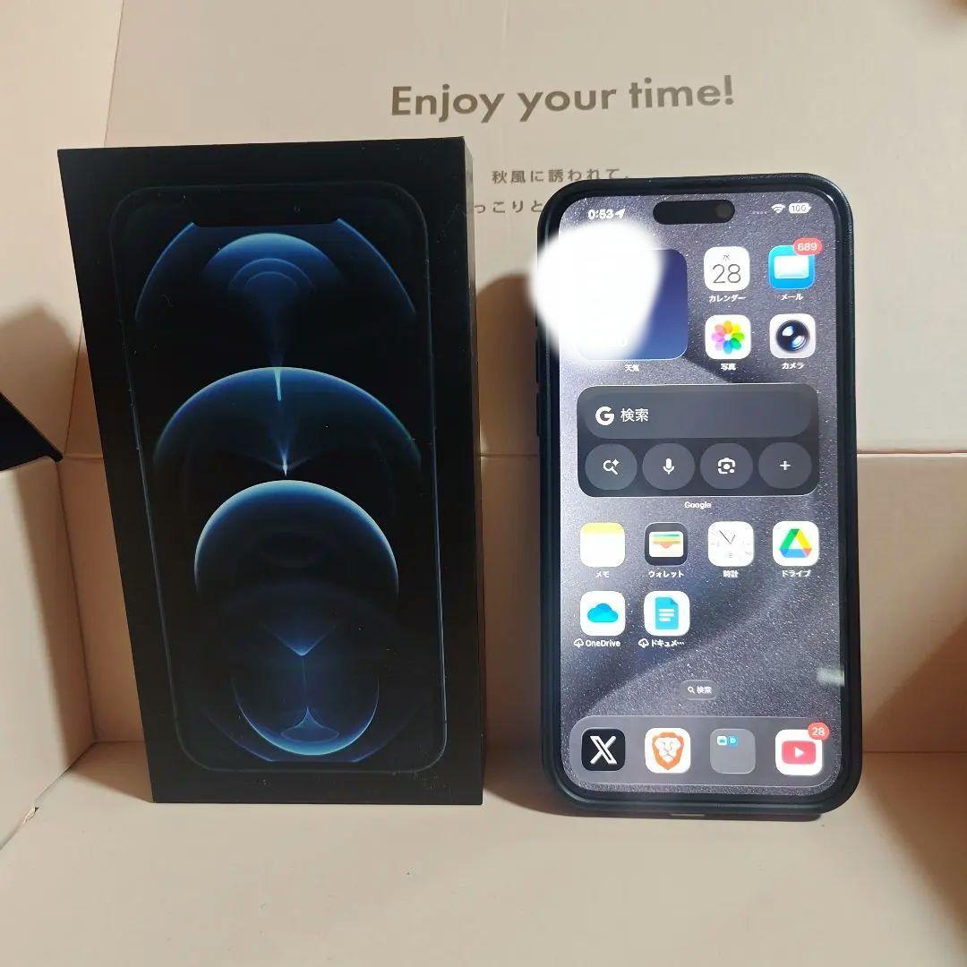 iPhone 15 ProMAX グラファイト 本体，正規ケース付き、コード付き
