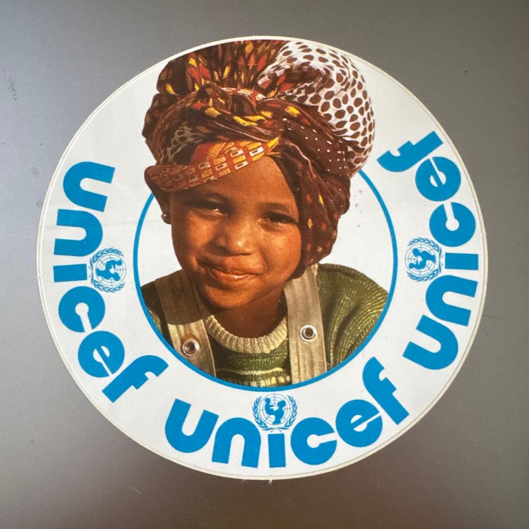 バーキン　ユニセフ　ステッカー　藤原ヒロシ