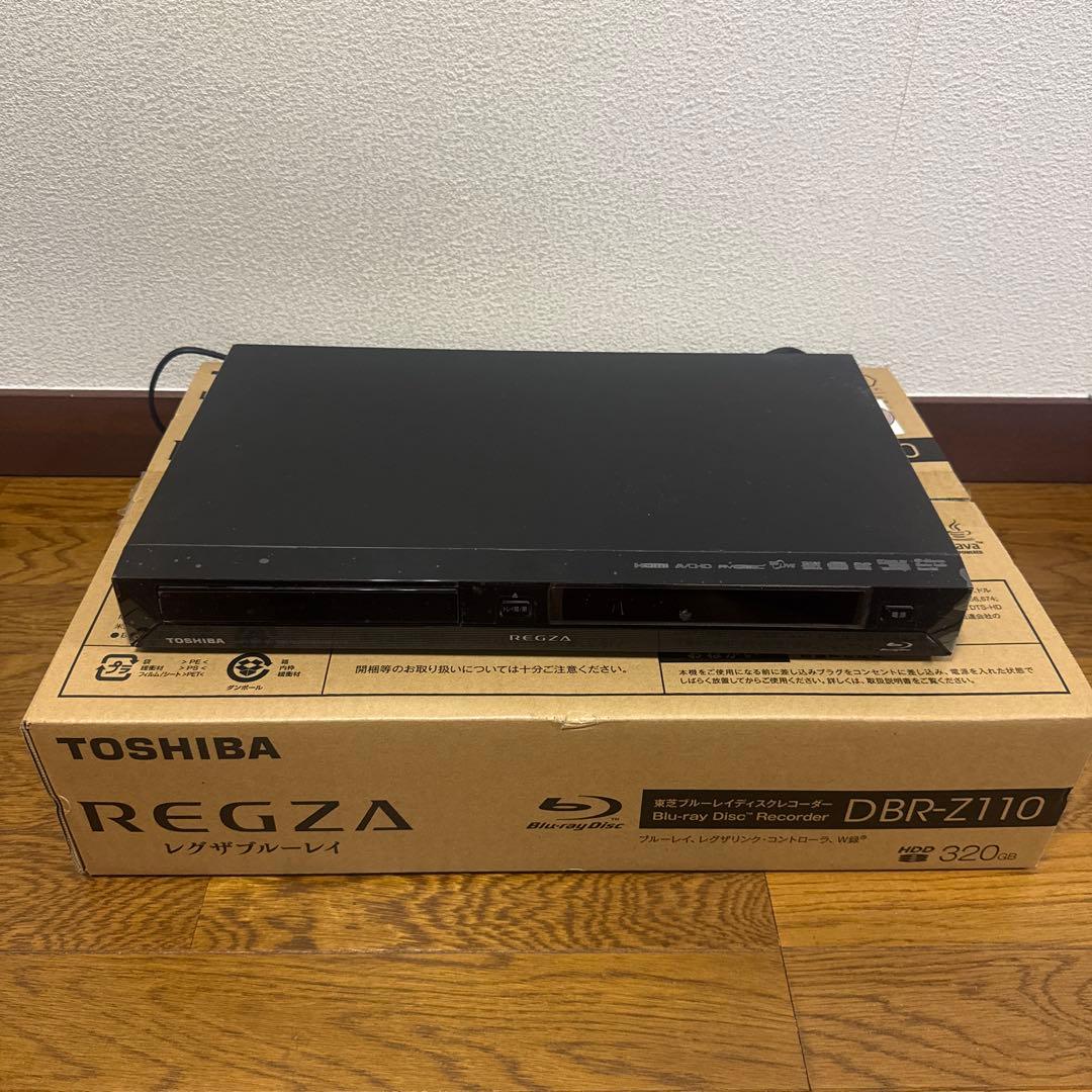 【美品】TOSHIBA REGZA ブルーレイレコーダーDBR-Z110