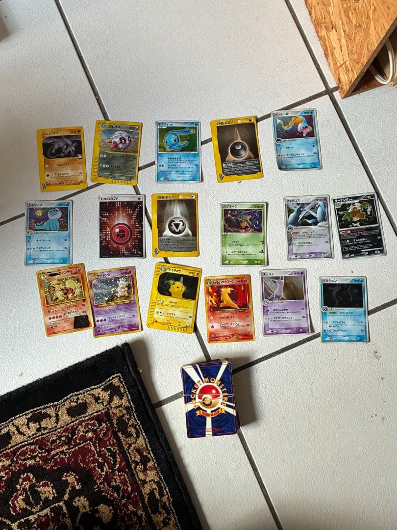 ポケモンカードセット 旧裏レア5枚その他12枚レ旧裏ノーマル30枚セット