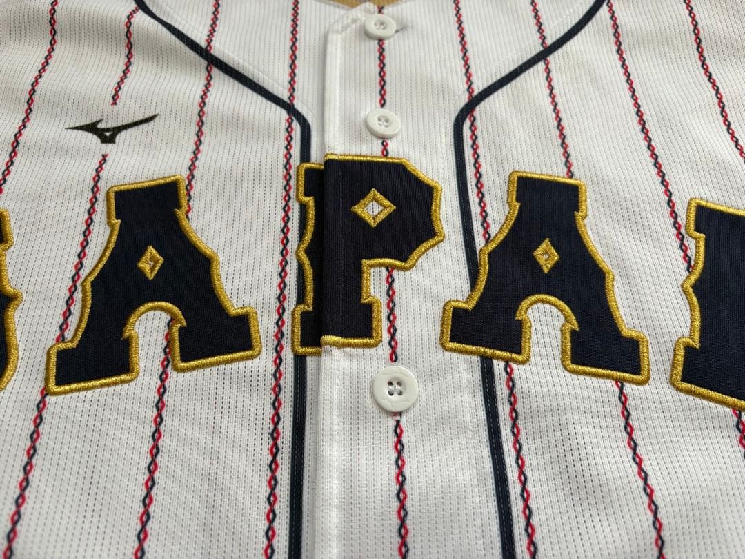 【美品】刺繍　ユニフォーム　背面無地