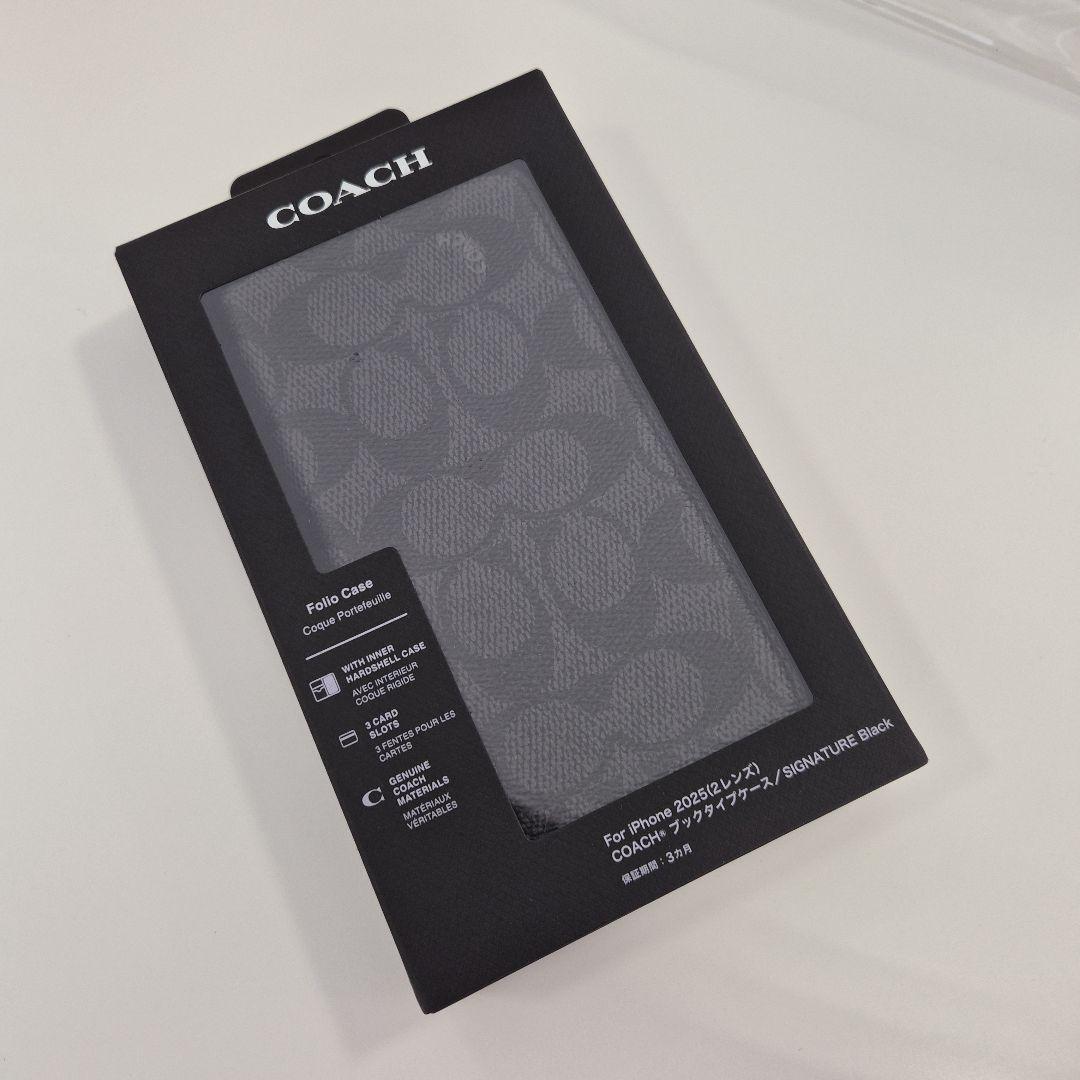 iPhone17 COACH（R）ブックタイプケース