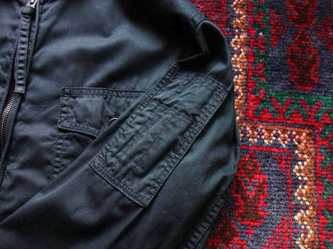 ANATOMICA ミリタリージャケット S シャツジャケット ネイビー 日本製