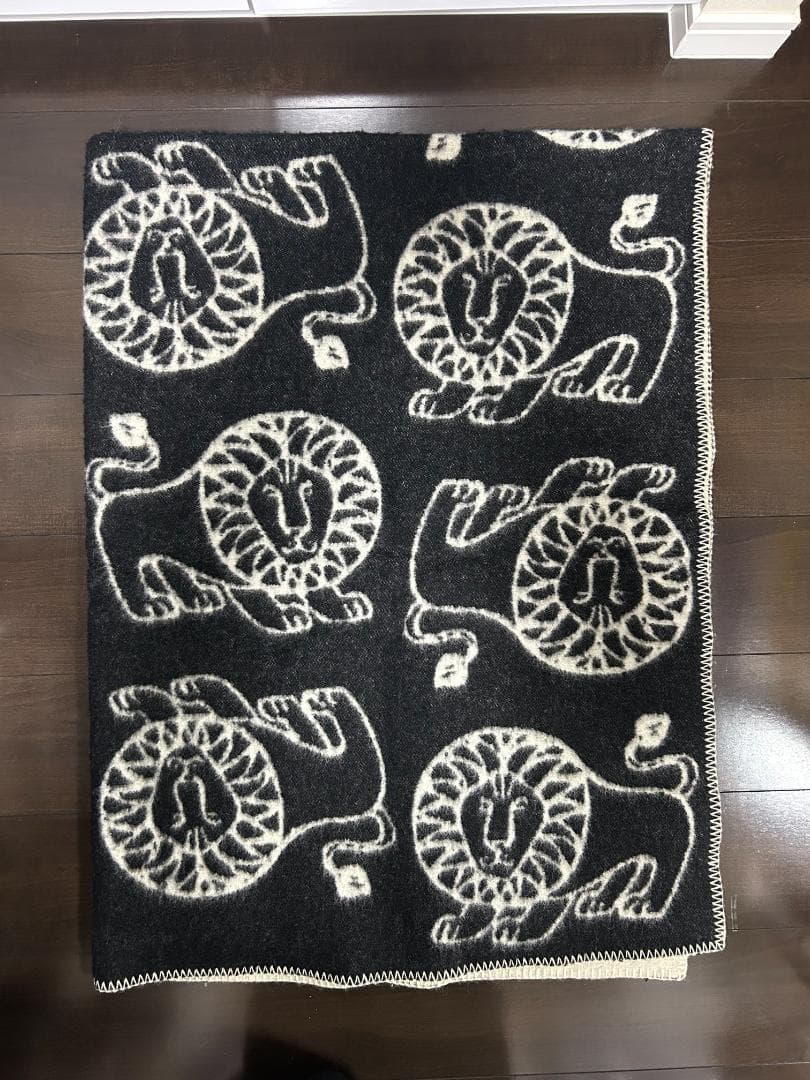 クリッパンxリサ・ラーソン★LEO ブランケット（シングルサイズ）