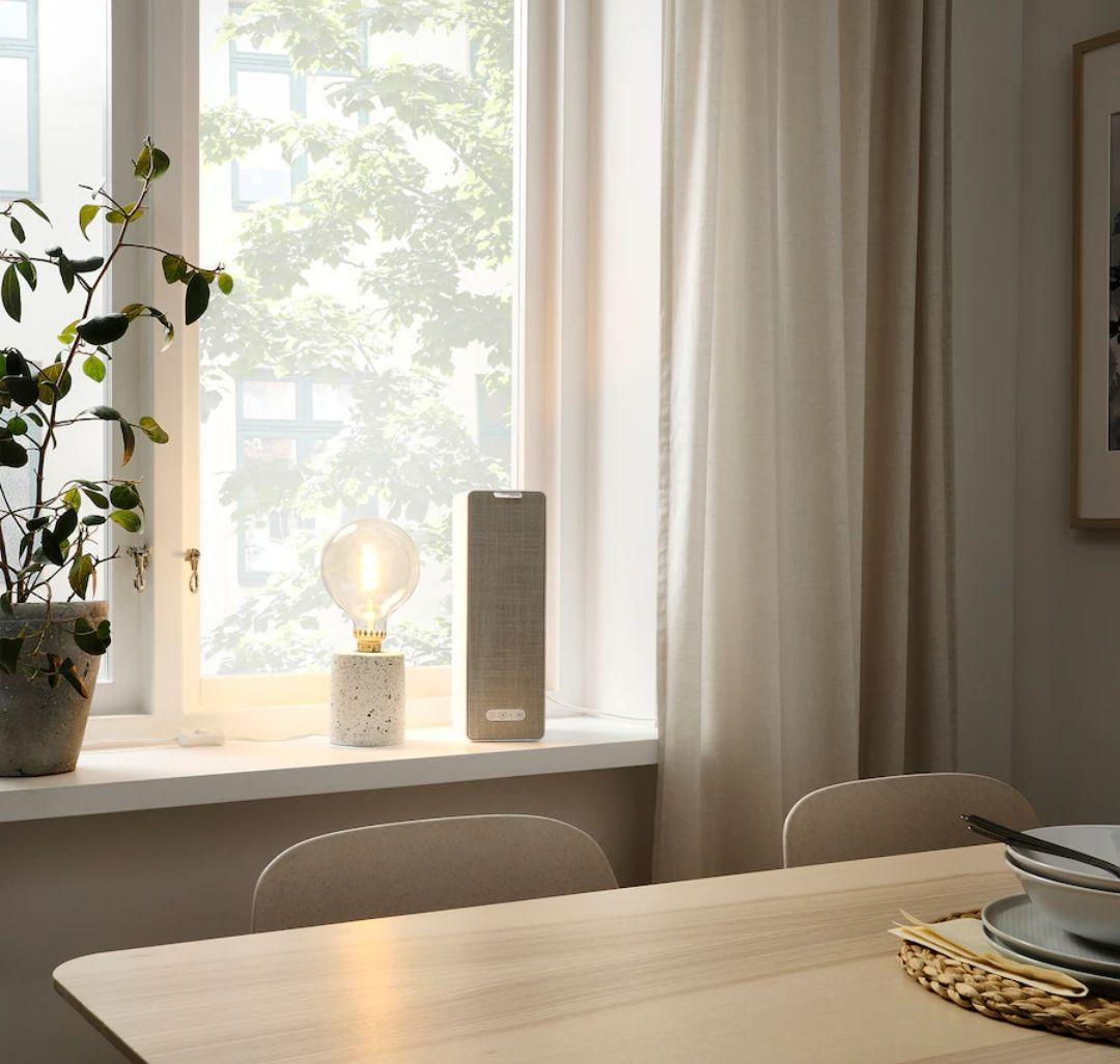 IKEA ブックシェルフ型WiFiスピーカー, ホワイト スマート/第2世代