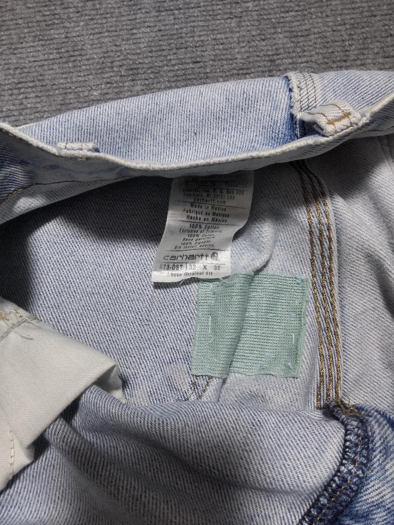 W32×Ⅼ32 Carhartt カーゴパンツ デニム