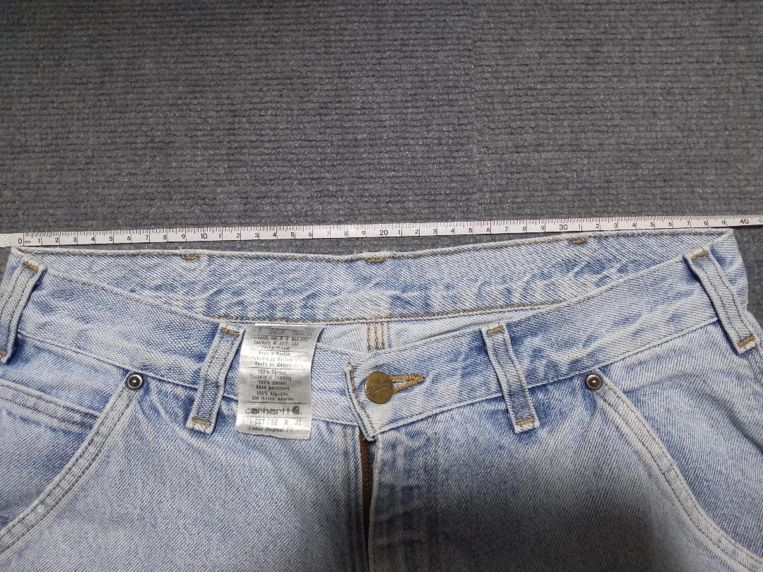 W32×Ⅼ32 Carhartt カーゴパンツ デニム