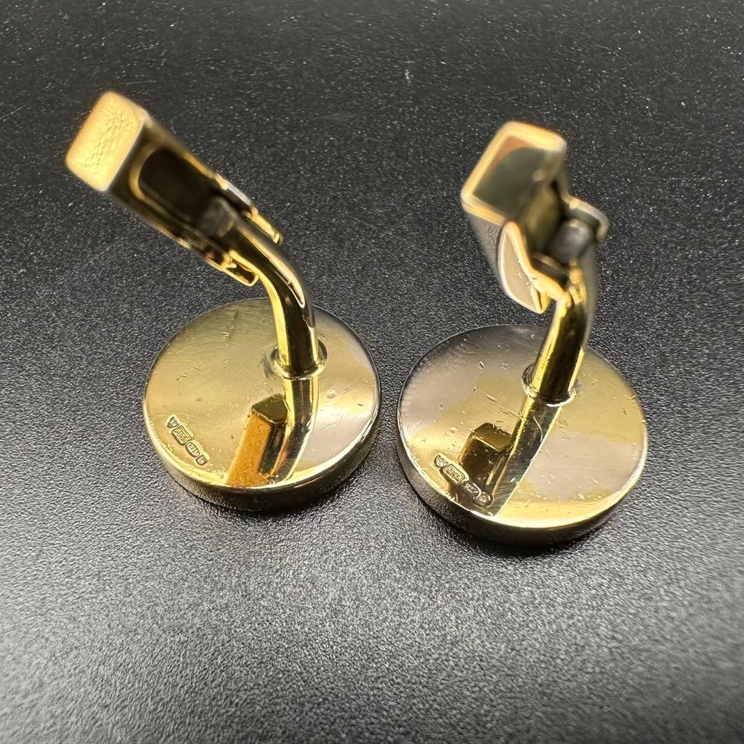 極美品✨　ルイヴィトン　カフス　M64685　ダミエ　シルバー　1337