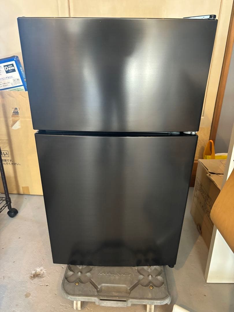 maxzen 冷蔵庫 ブラック 約87L