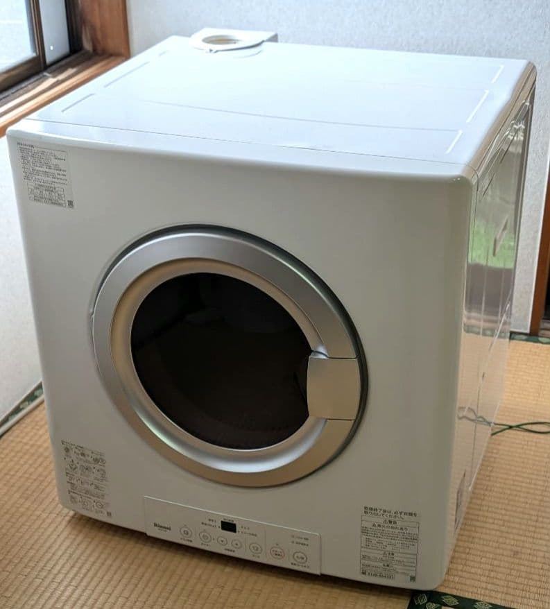 リンナイ ガス衣類乾燥機 乾太くん RDT-80 乾燥容量大容量8kg乾燥棚付き