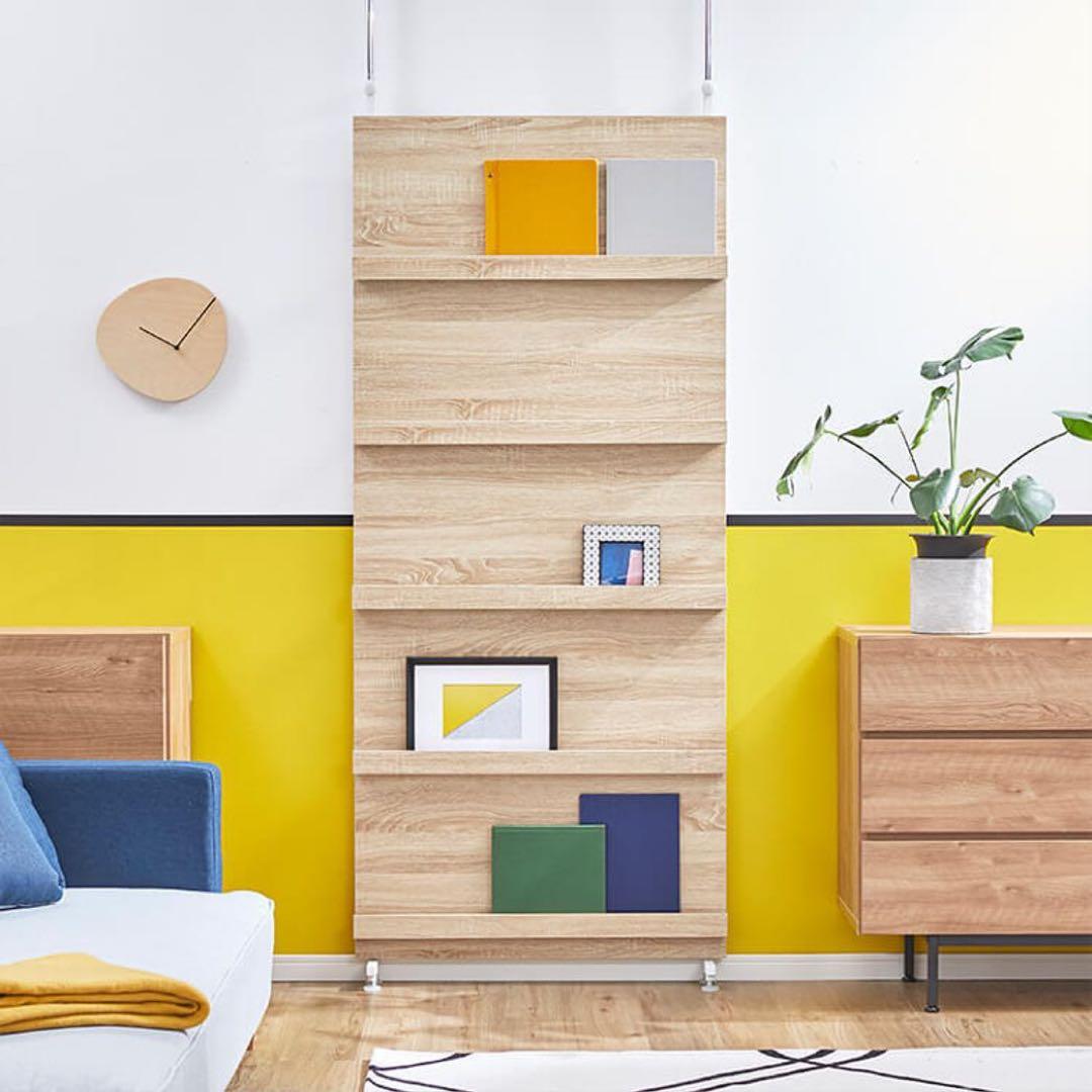 お値下げ！LOWYA 突っ張り棚 壁面収納 パーテーション(80cm)