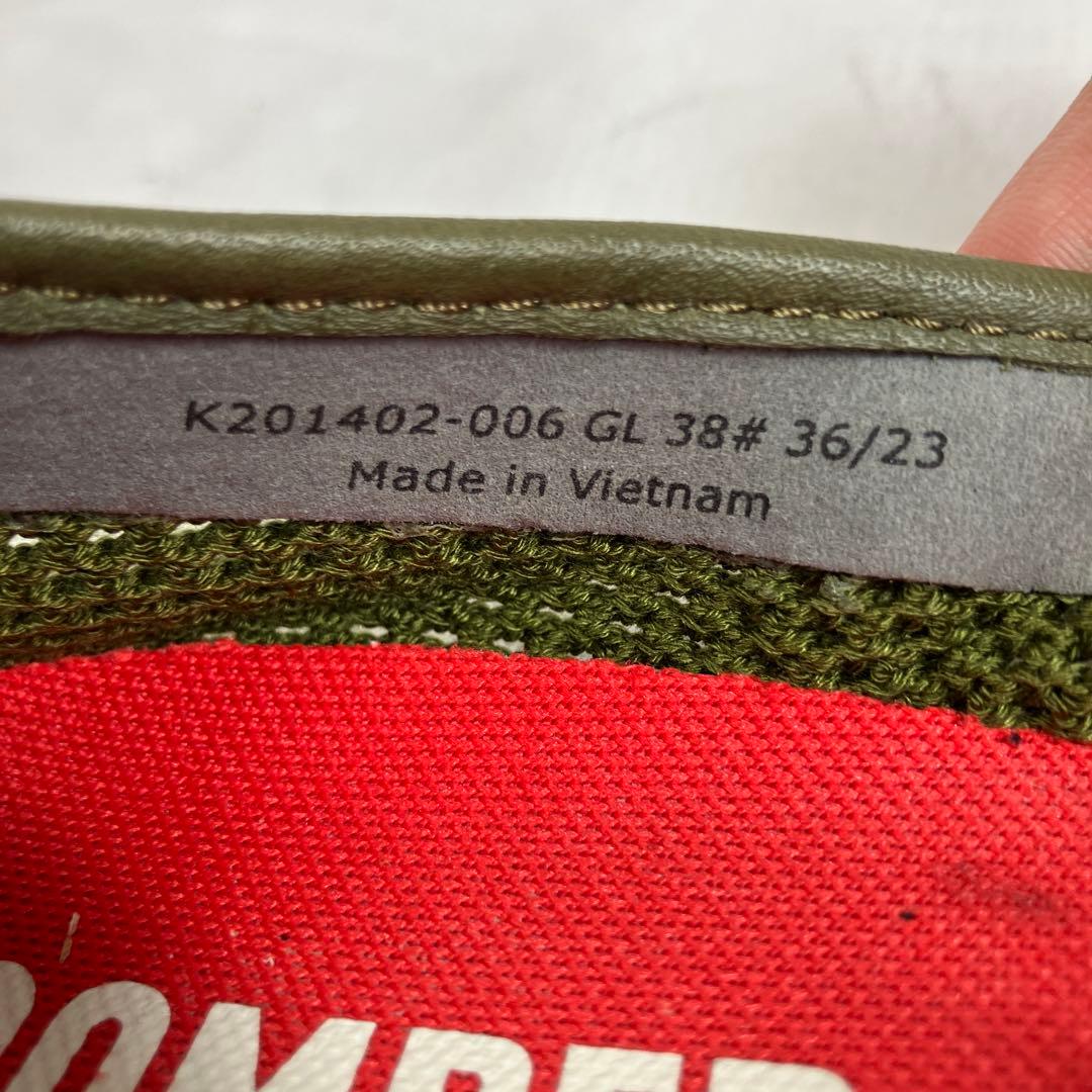 専用★美品 カンペール 【24cm】 ライトニナ フラットシューズ カーキ 38