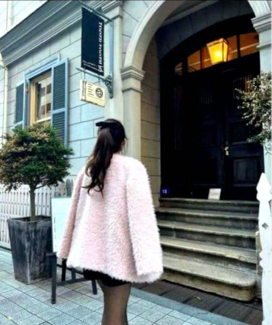 タイムセール！ハーリップトゥ  Faux Fur Coat