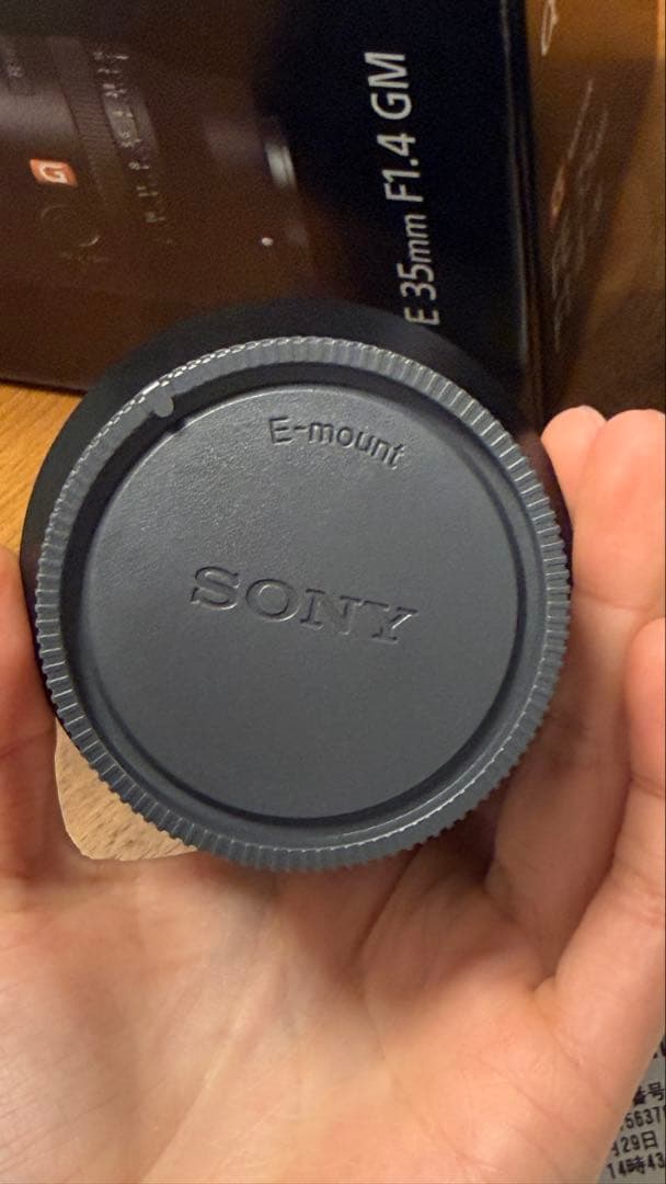 SONY 35mm F1.4 GM レンズ 本体