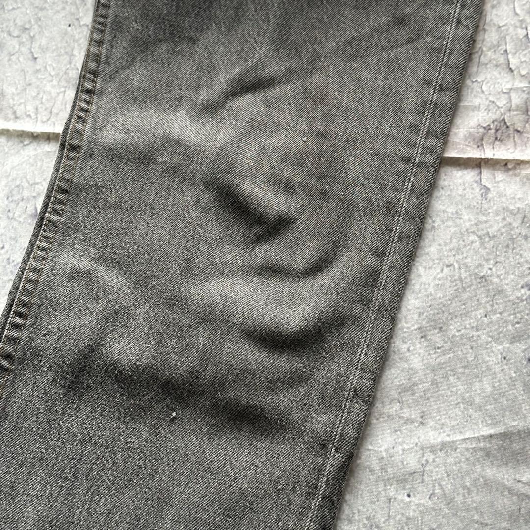 【80s】Levi's 501 先染め アメ製 ブラックデニム W32