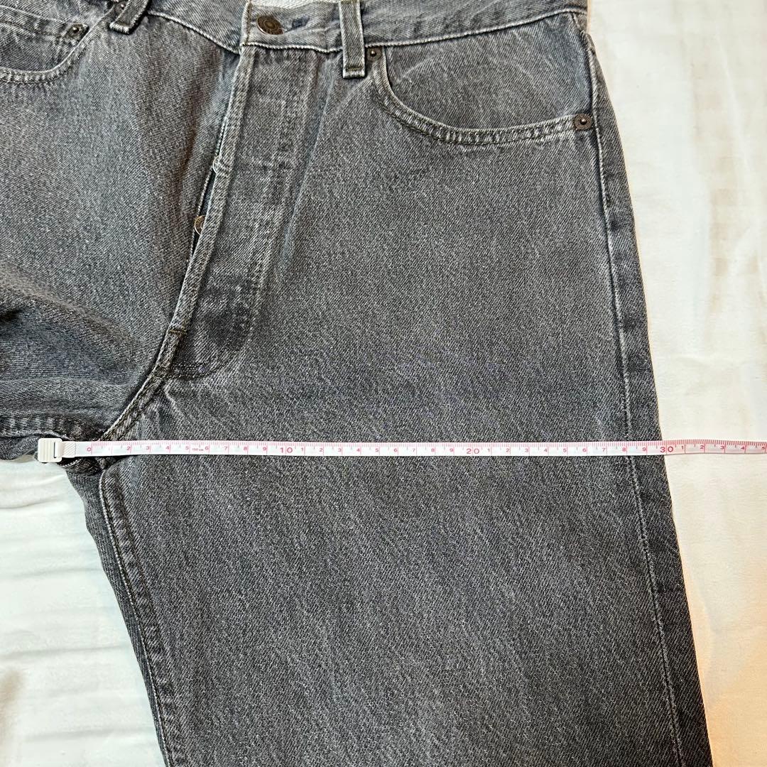 【80s】Levi's 501 先染め アメ製 ブラックデニム W32