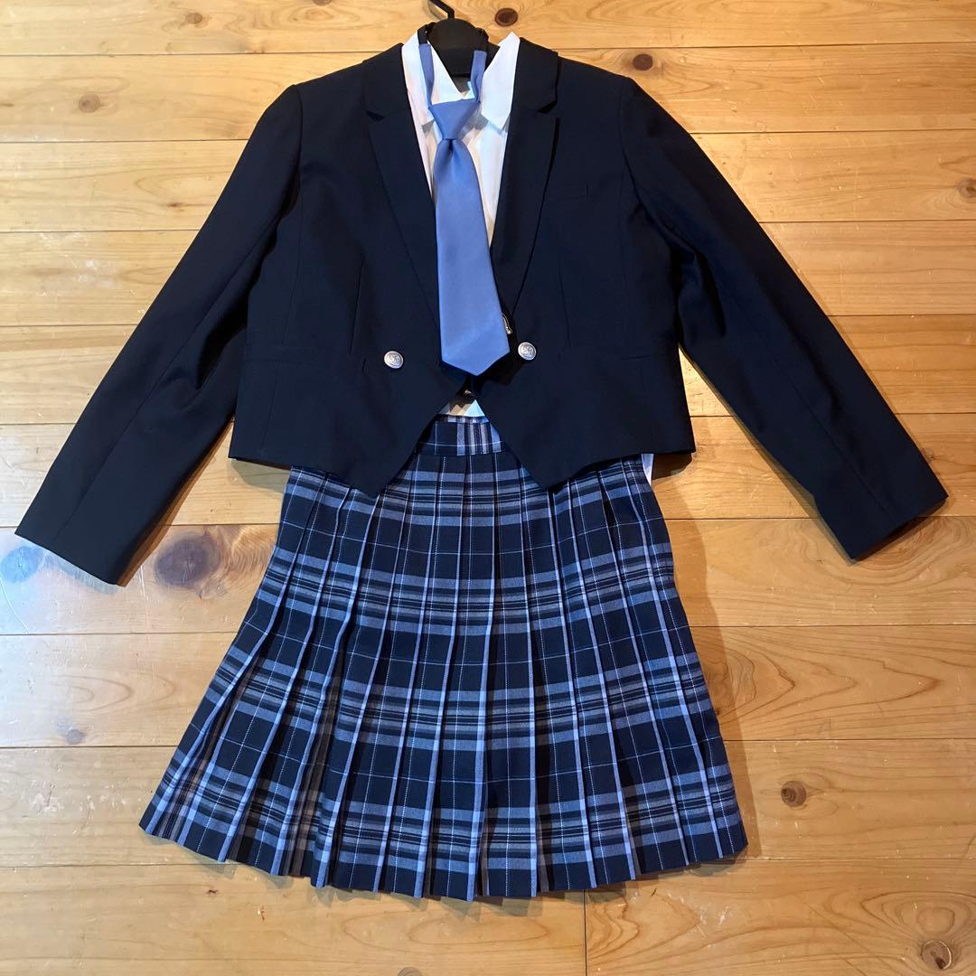 pom ponnete juniorネイビー ブレザー・スカートセット Ｌ