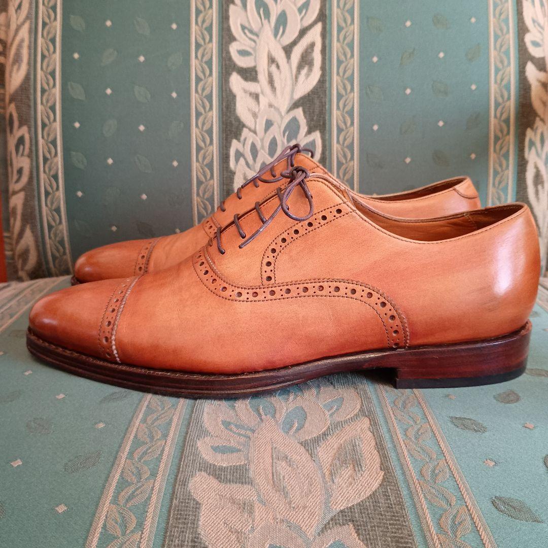 【Jalan Sriwijaya】クォーターブローグ7 1/2 ライトブラウン