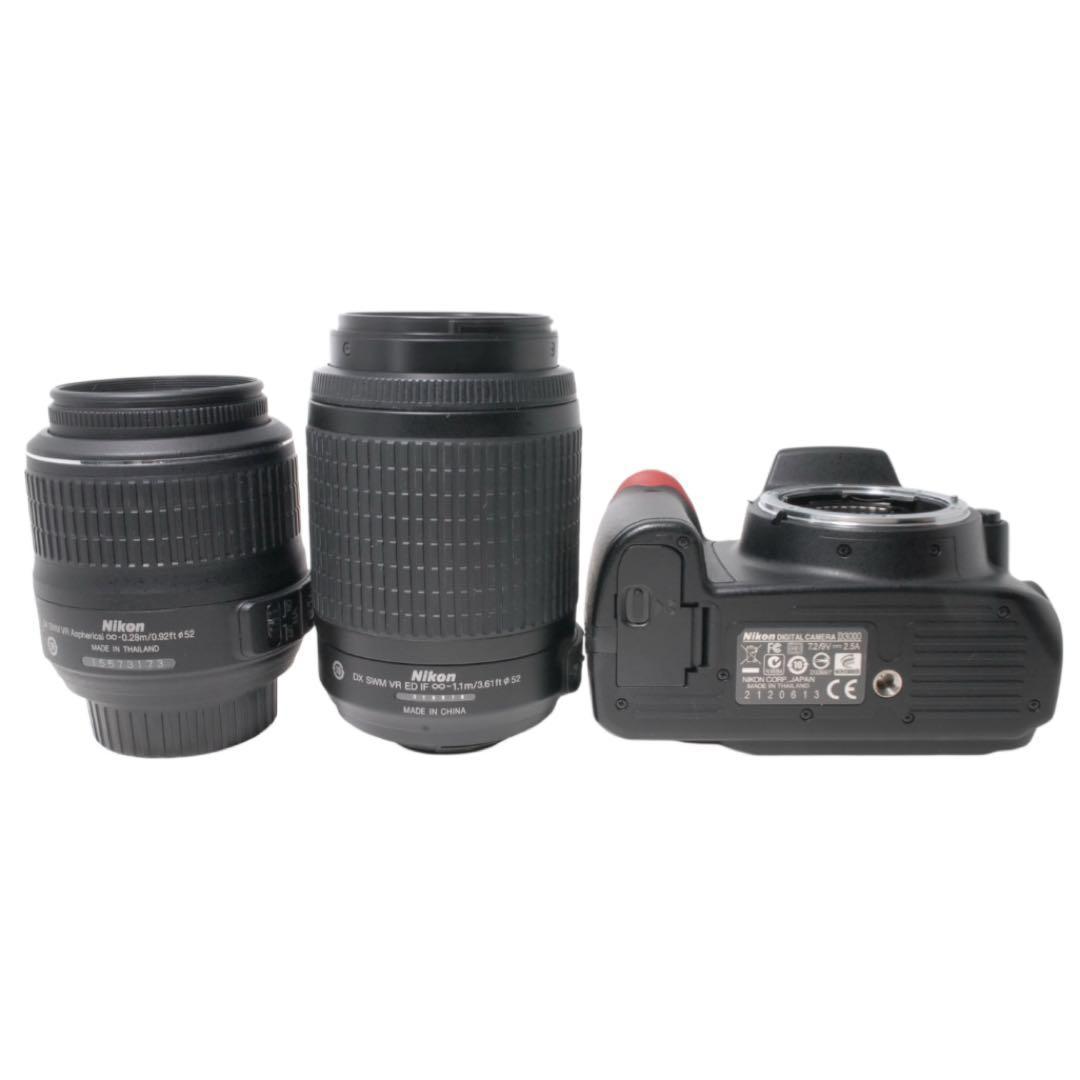 美品❤️Nikon D3000 ダブルレンズセット 初心者 屋外イベント撮影