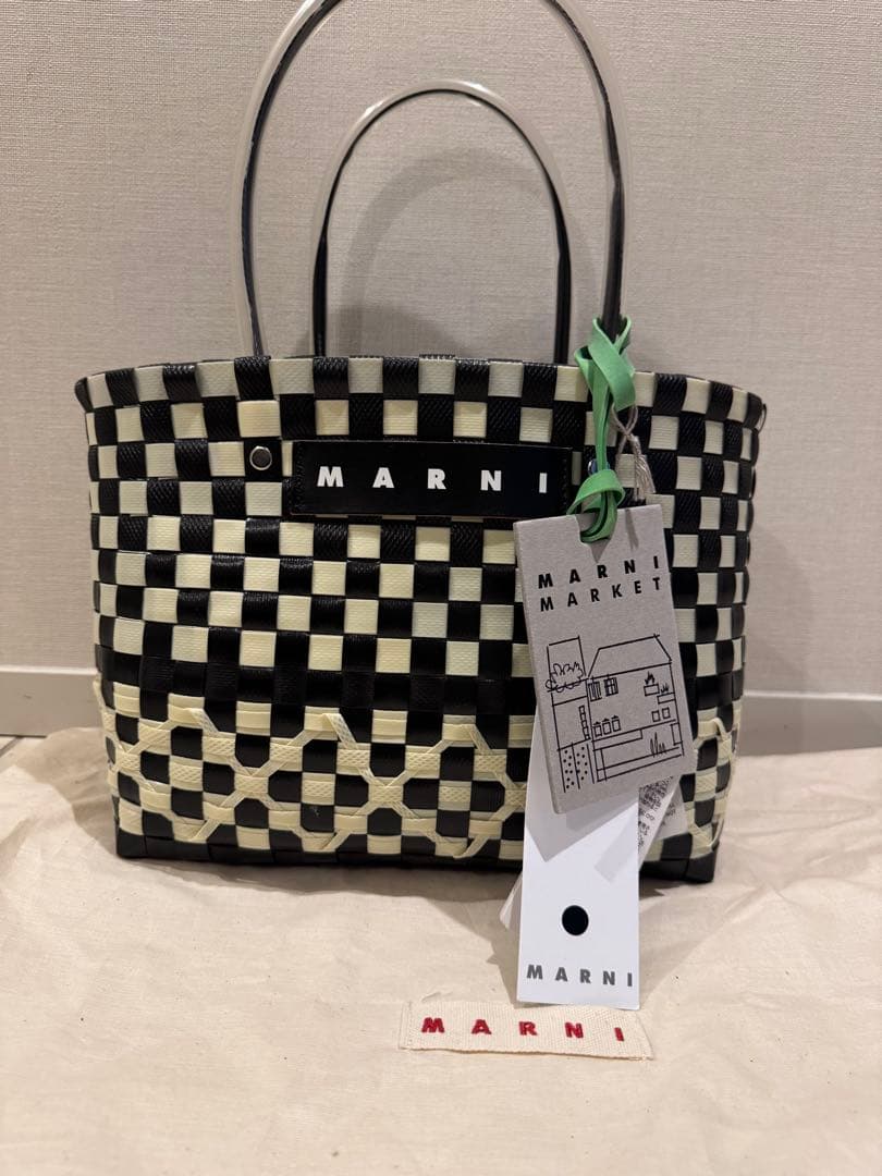 MARNI チェッカー柄 トートバッグ新品未使用品値下げ中