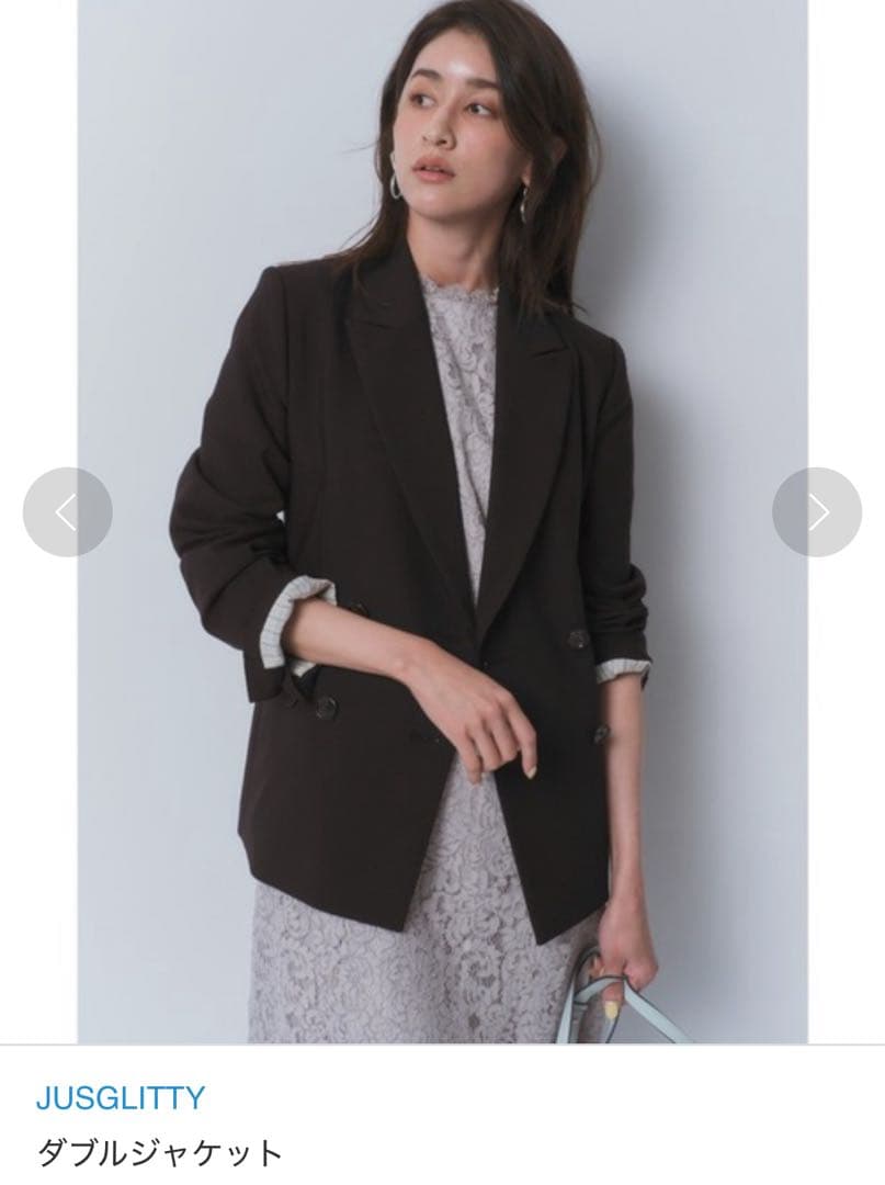 ジャスグリッティー 新品未使用 ジャケット黒 1