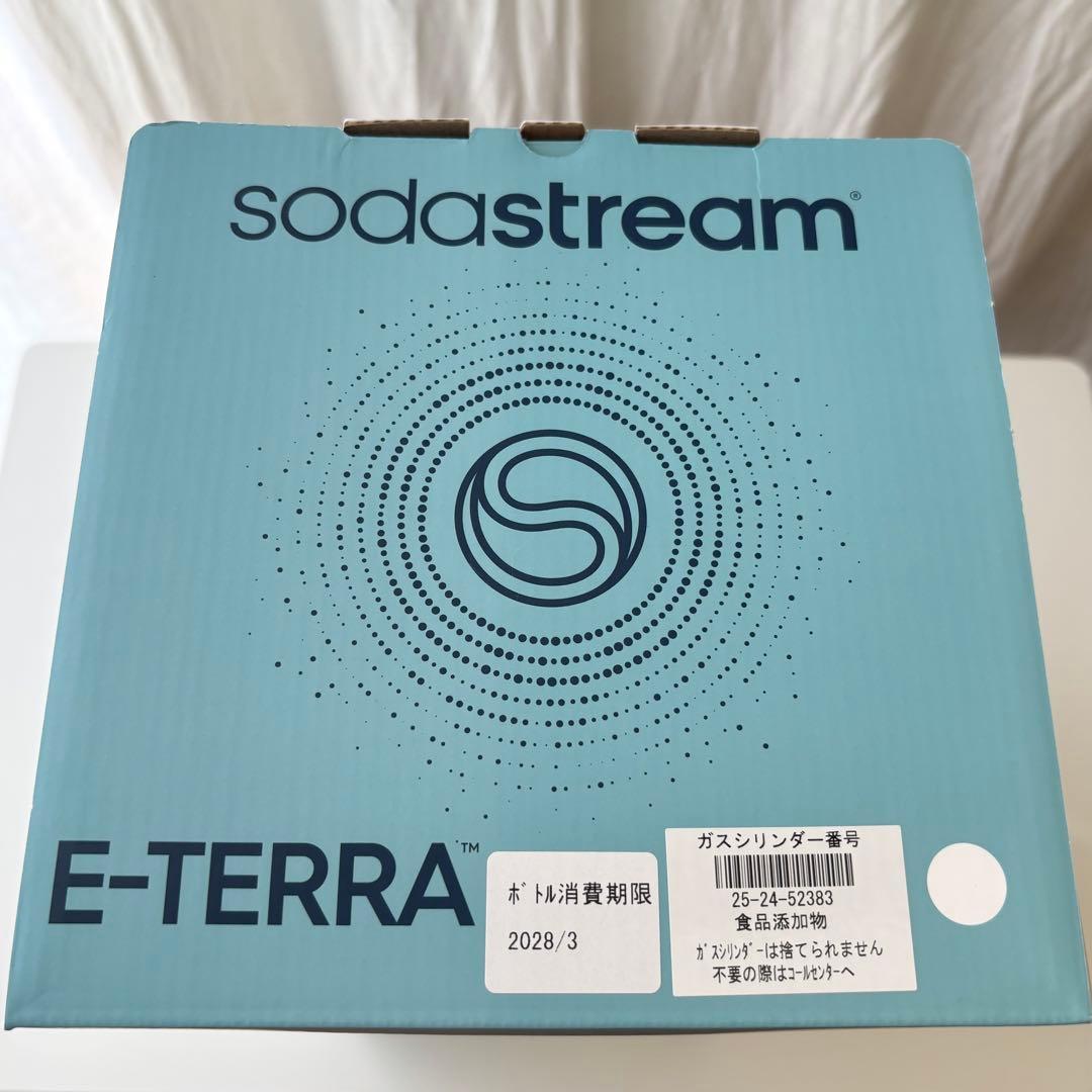 【新品】 sodastream E-TERRA ホワイト 自動 炭酸水メーカー