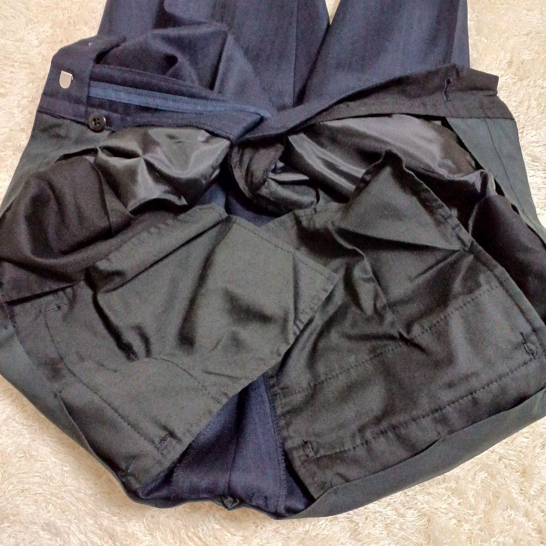 ​【極上生地】ゼニアセットアップスーツ XL ELECTA ウール100% 美品