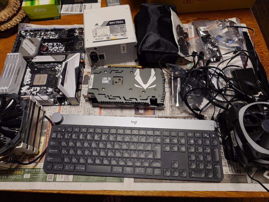 ゲーミングPCパーツセット（一応ジャンク扱い）