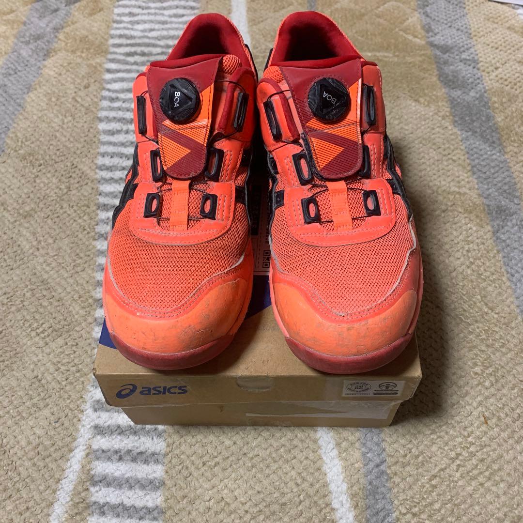 ASICS TOKYO 安全靴 オレンジ/ブラック