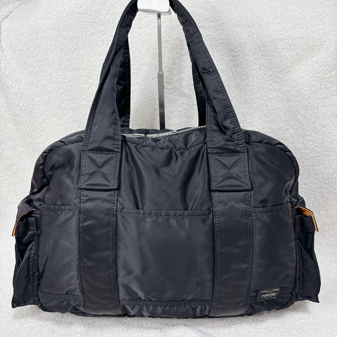 【極美品】PORTER タンカー　ダッフルバッグ　ボストンバッグ ブラック L
