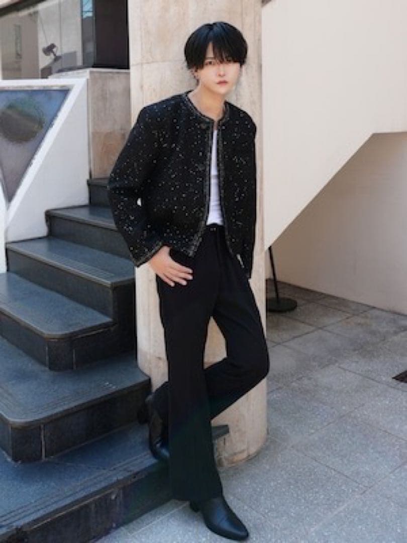 ALUDE ツイードジャケット