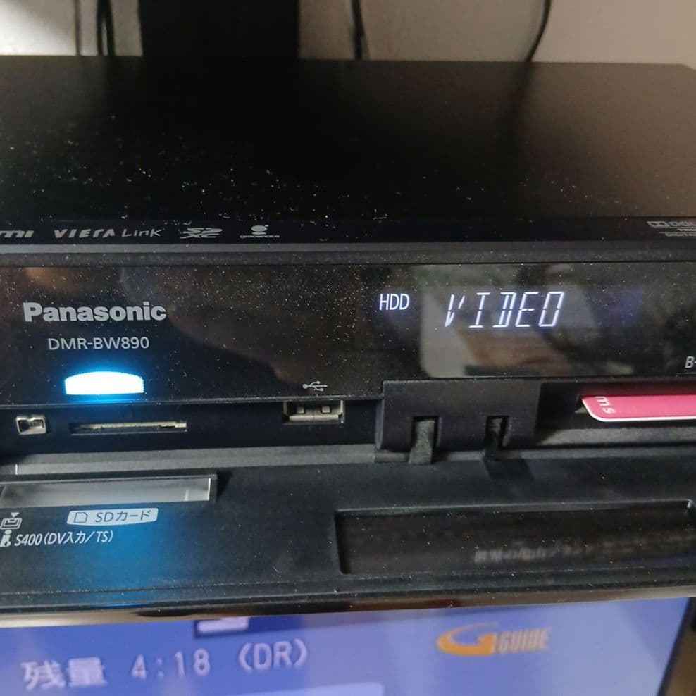 パナソニック DMR-BW890│HDD 1TB ダブルチューナー ブルーレイ