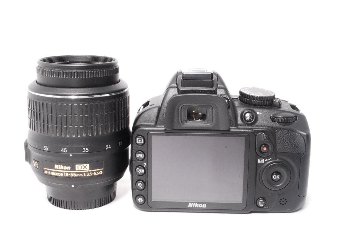 すぐ使える◆Nikon D3100 レンズセット◆手ぶれ補正搭載◆一眼レフカメラ