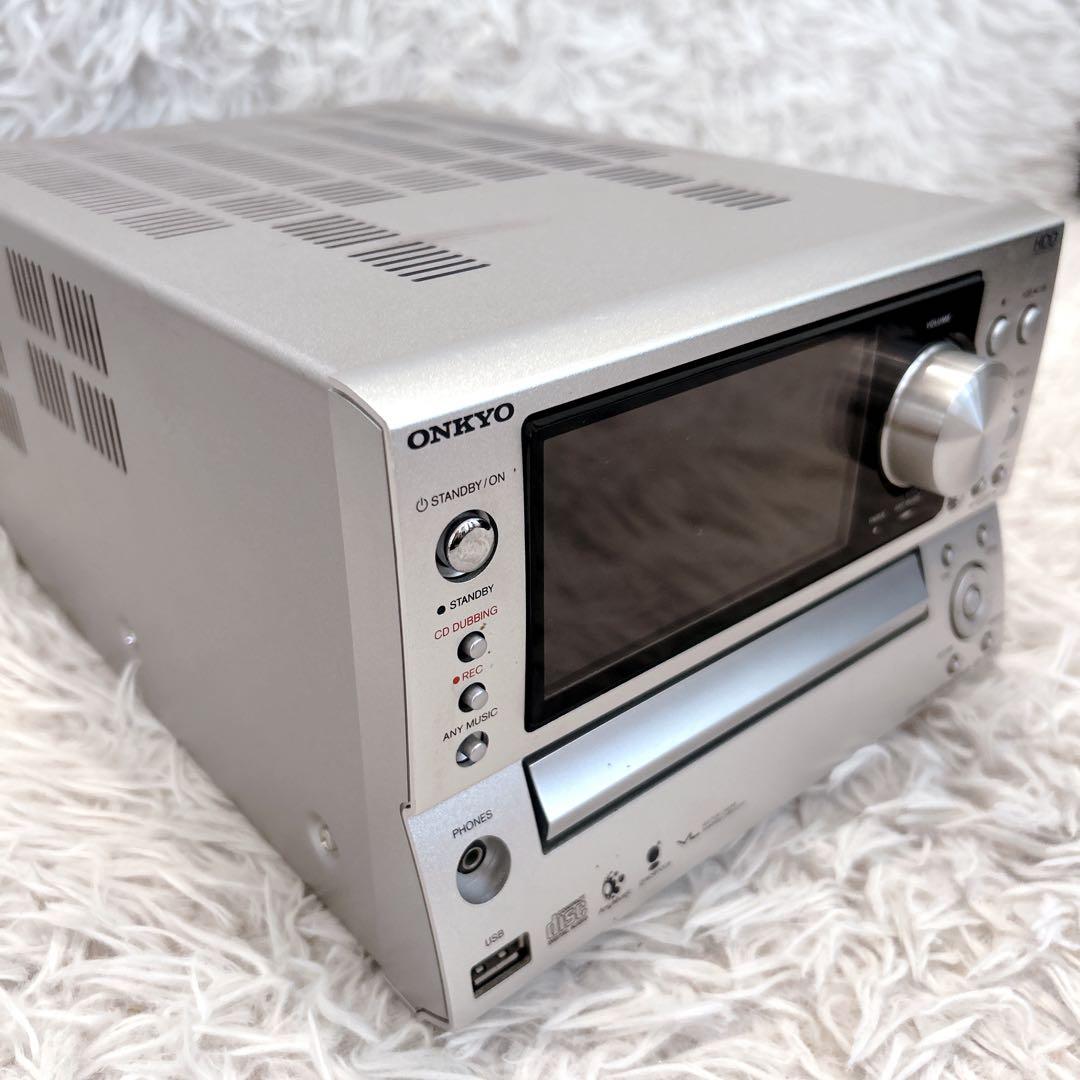 ONKYO BR-NX10 CD HDD ミニコンポ リモコン付　HDD80GB